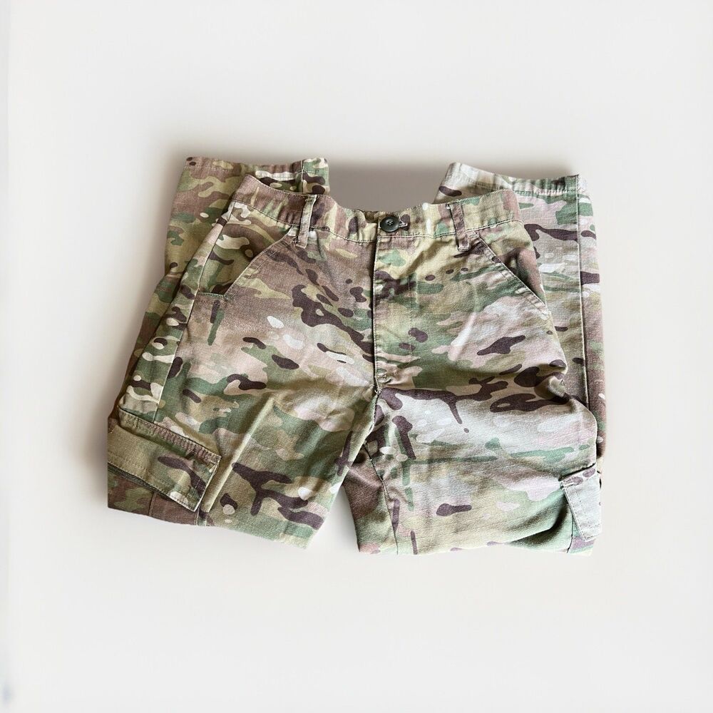 Trooper Tactical KIDS MULTICAM OCP PANTS Military Outdoor Cargo Size S Made USA